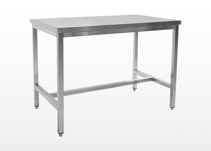 Service Table No Under Shelf